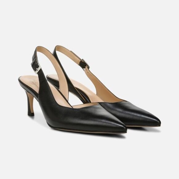 Naturalizer 27 Edit Felicia Slingback in Black Leather US 9 / EUR 39 Medium Widt - Picture 1 of 15